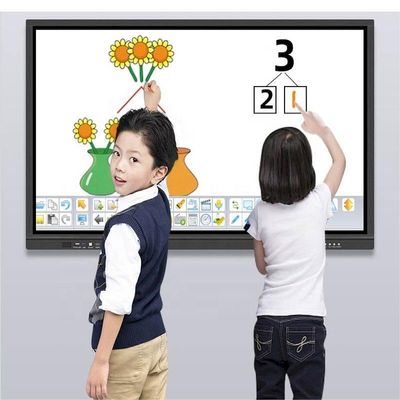 Digital Lcd Display Interactive Smart Whiteboard Finger Multi Touch Screen